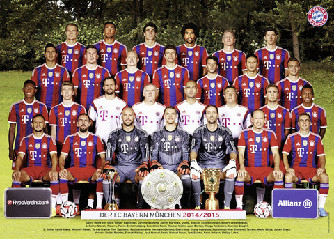 Ravensburger 19387 FC Bayern Munich Season 14/15, 1000 Piece Puzzle