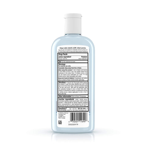 Neutrogena Clear Pore Oil-Eliminating Astringent with Salicylic Acid, Pore Clearing Treatment for Acne-Prone Skin, 8 fl. oz (Pack of 2)