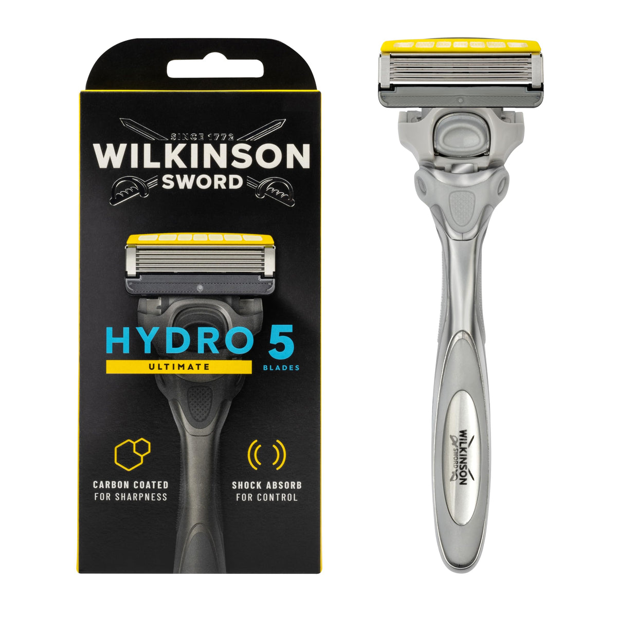 WILKINSON SWORD - Hydro 5 Skin Protection for Men | Advanced | Razor Handle + 1 Blade Refill