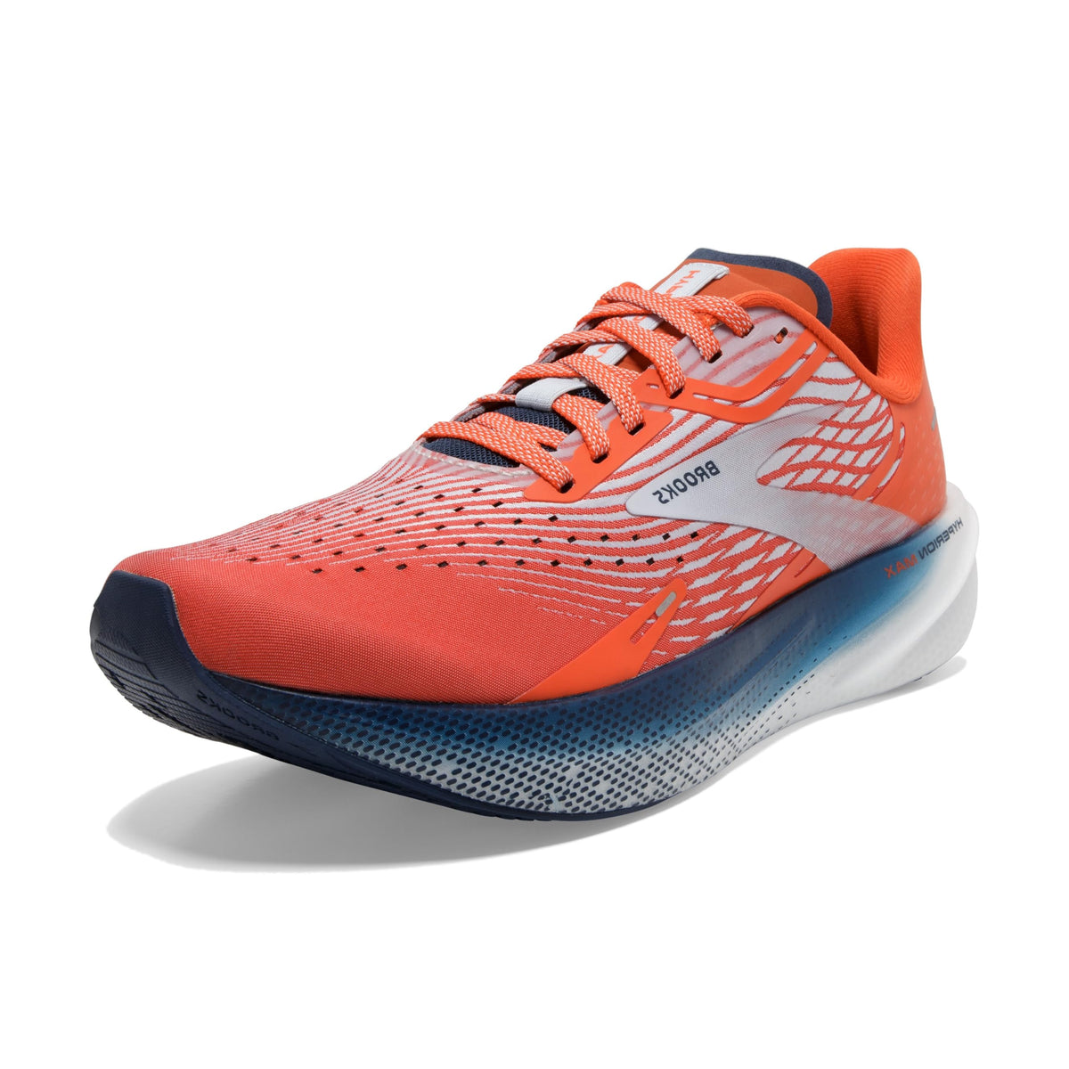 Brooks MenÃ¢â‚¬â„¢s Hyperion Max Neutral Running Shoe - Cherry Tomato/Arctic Ice/Titan - 9.5 Medium