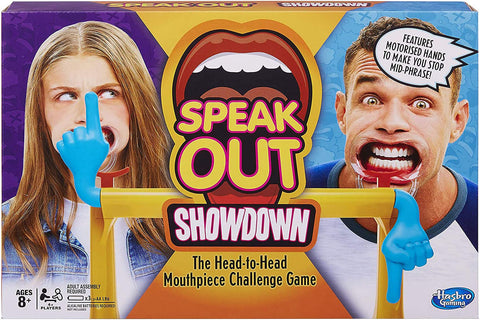 Hasbro Gaming Speak Out Showdown Game Mouthpiece Challenge