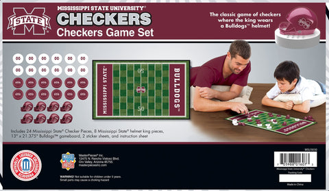 MasterPieces Family Game - NCAA Auburn Tigers Checkers - Officially Licensed Board Game for Kids & Adults 13" x 21"