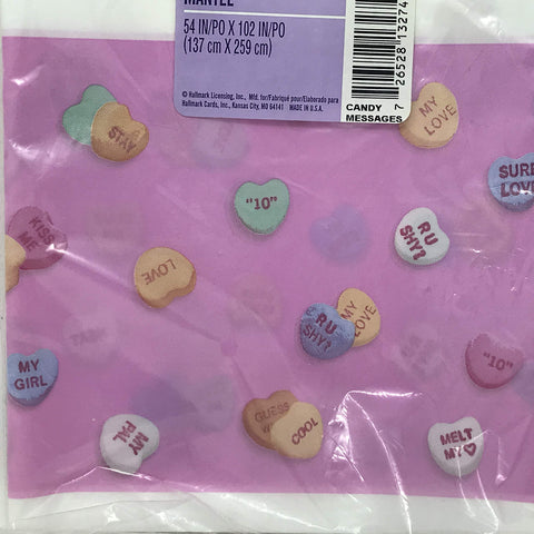 Party Express Candy Messages Table Cover