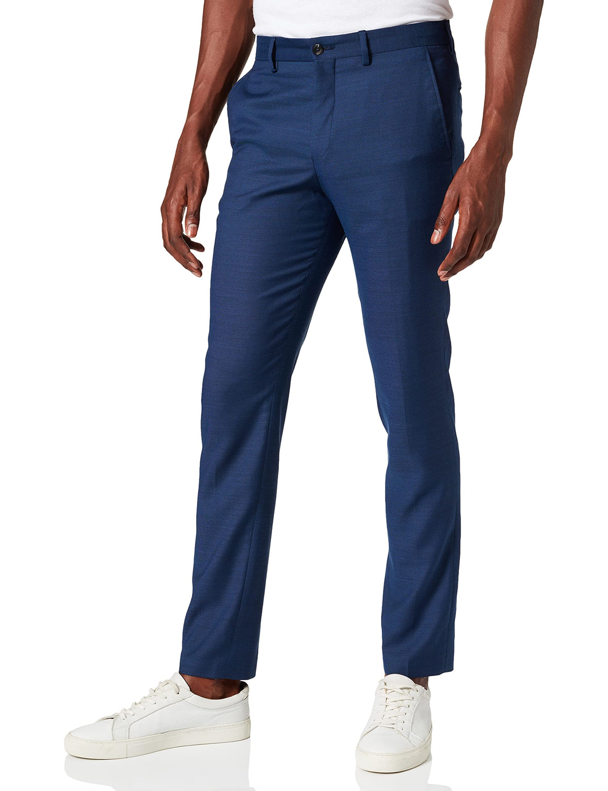 JACK & JONES PREMIUM Men's Jprsolaris Trouser Noos Suit Trousers, Blue (Medieval Medieval Blue), W34 (Manufacturer Size: 98)