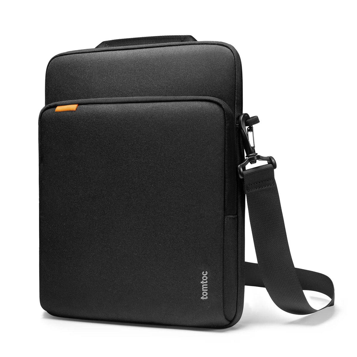 tomtoc 360 Protective Laptop Shoulder Bag Designed for 14-inch New MacBook Pro M3/M2/M1 Pro/Max A2992 A2918 A2779 A2442 2023-2021, Water-Resistant Well-Organized Accessory Sleeve Case with Handle