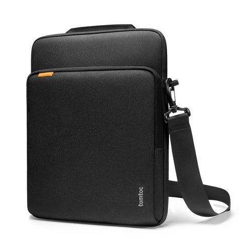tomtoc 360 Protective Laptop Shoulder Bag Designed for 14-inch New MacBook Pro M3/M2/M1 Pro/Max A2992 A2918 A2779 A2442 2023-2021, Water-Resistant Well-Organized Accessory Sleeve Case with Handle