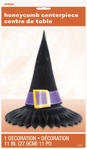 11" Witch Hat Halloween Centerpiece Decoration