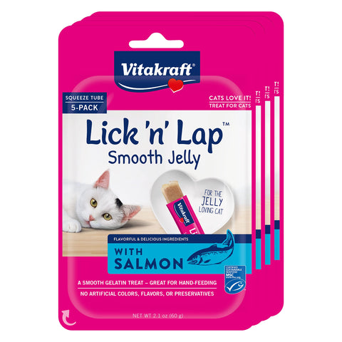Vitakraft Lick 'n' Lap Creamy Cat Treat - Great for Bonding - Low Calorie Interactive Wet Cat Treat