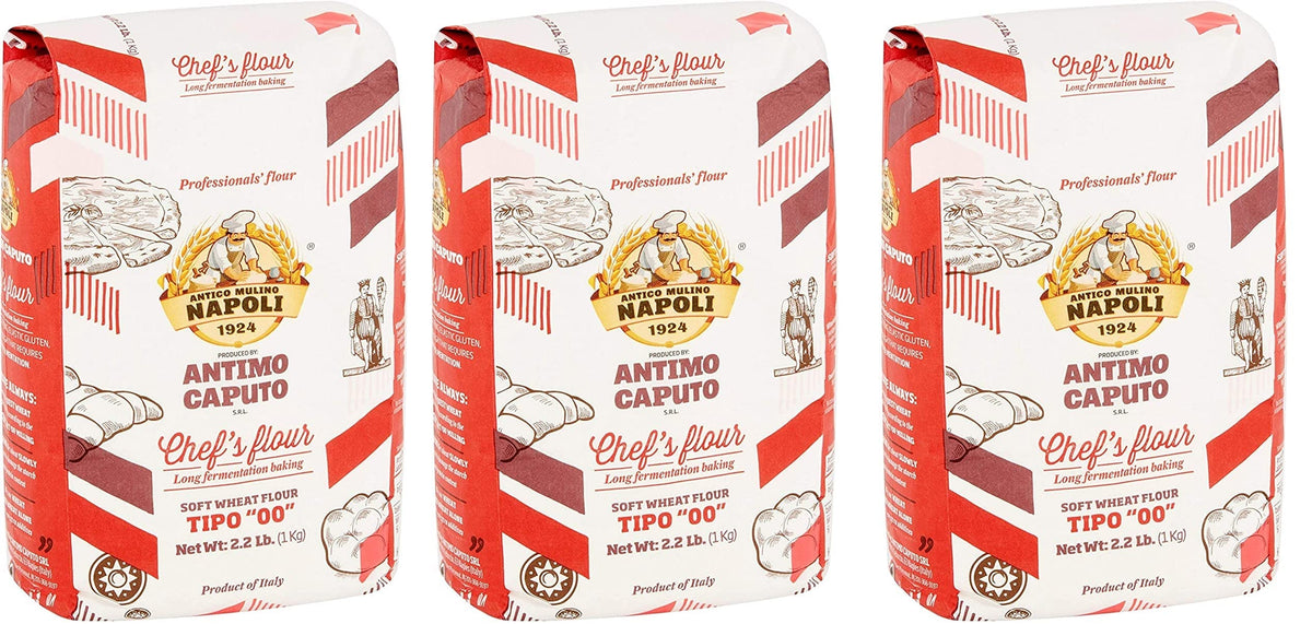 Caputo 3x Chief's Pizza Type 00" 1kg your Baking Needs!