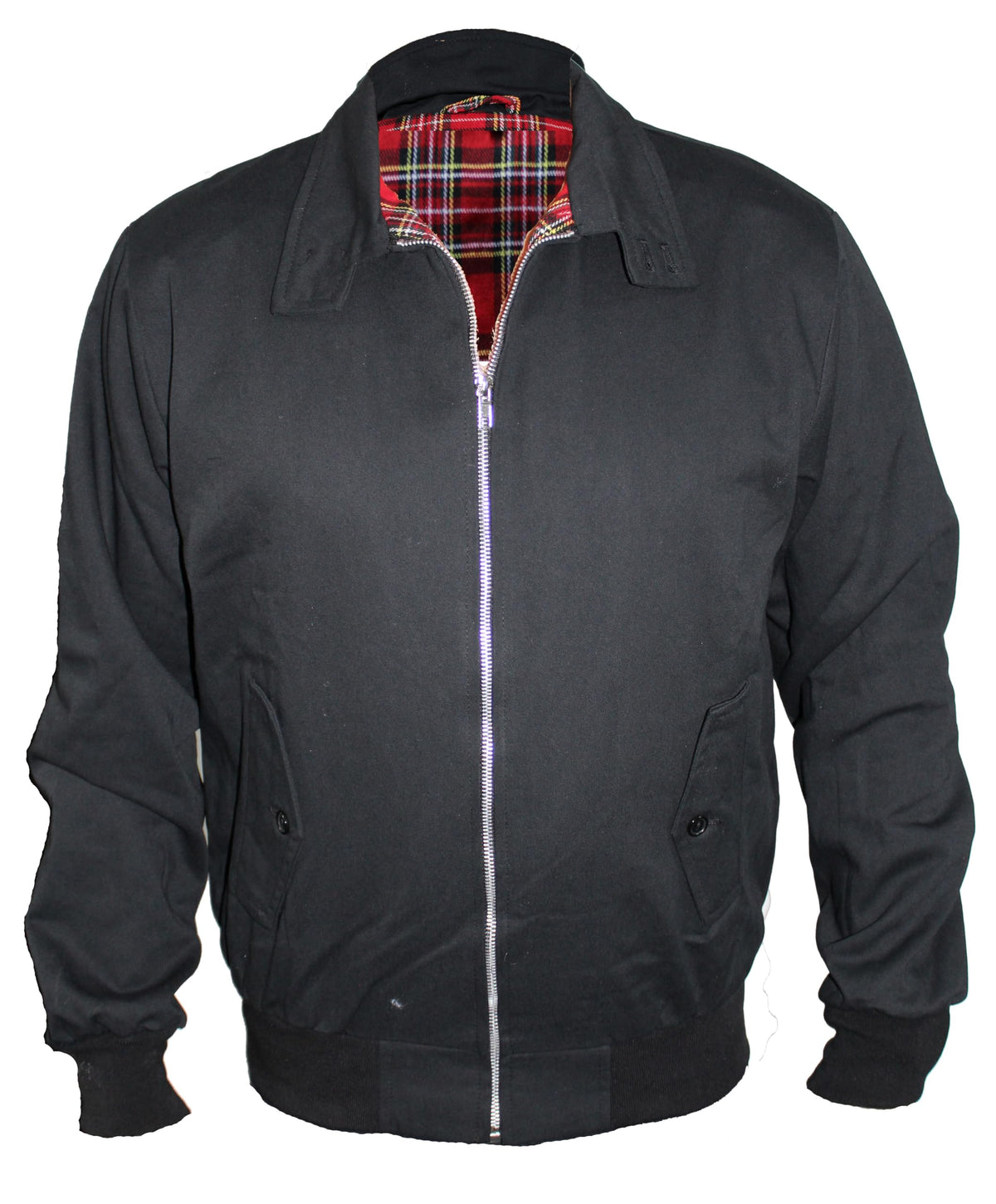 Harrington Jacket by SKYTEXUK Classic/Retro/Mod/Scooter, 8 colours, sizes S - 5XL (XL, Black)