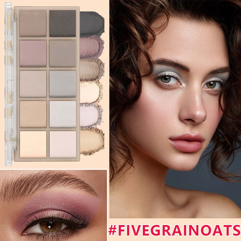 XiaoTu 10 Colors Matte Eyeshadow Palette Smooth Nude Eye Shadow Palette Naked Eyeshadow Makeup Palette,High Pigmented Long Lasting Eye Makeup Palette Blendable Neutral Eyeshadow Pawlette