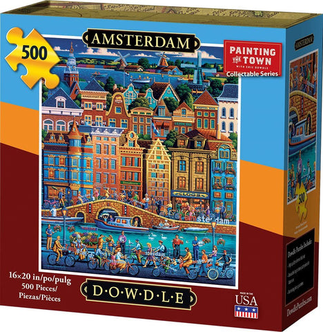 Dowdle Jigsaw Puzzle - Amsterdam - 500 Piece