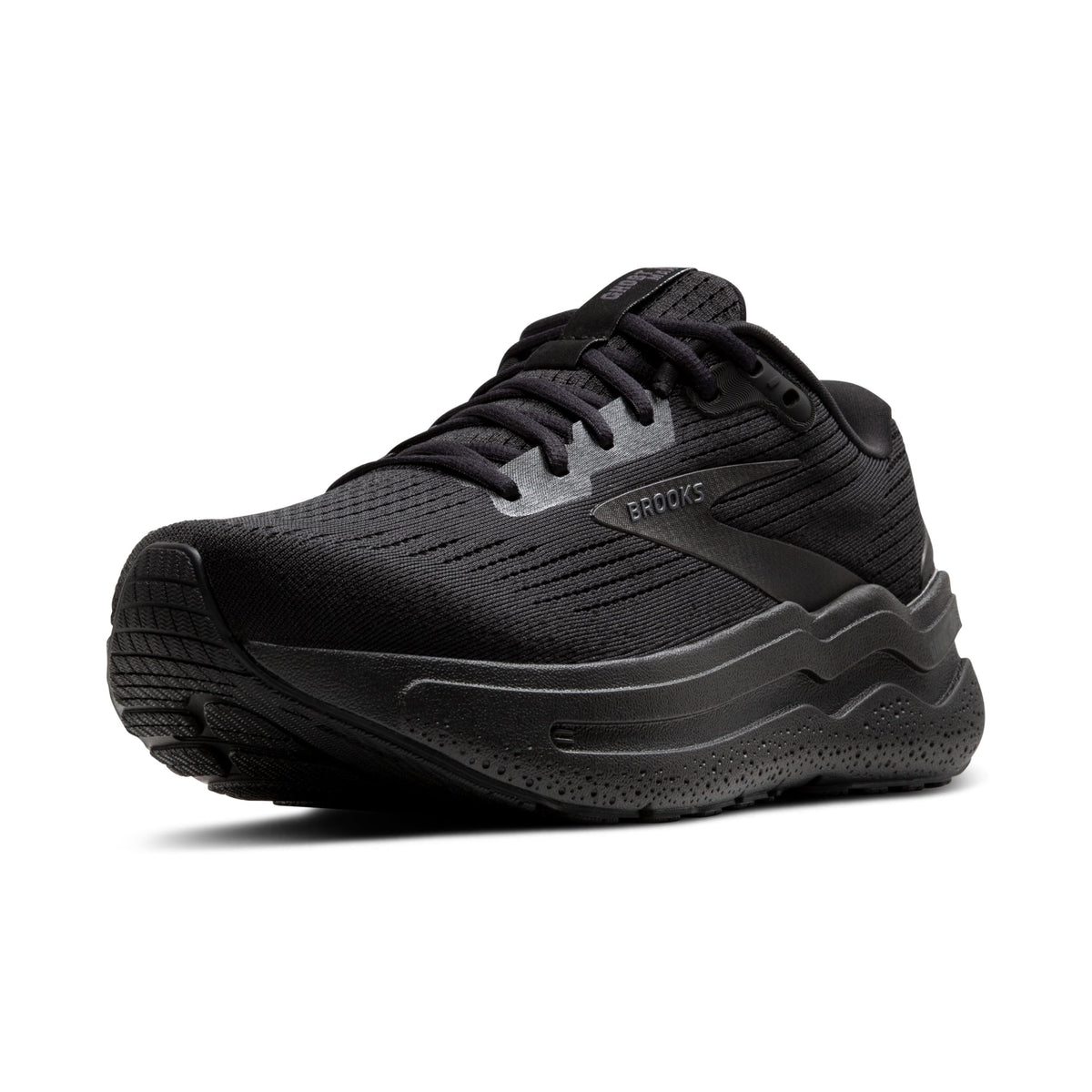 Brooks WomenÃ¢â‚¬â„¢s Ghost Max 2 Neutral Running & Walking Shoe - Black/Black/Ebony - 7.5 Wide