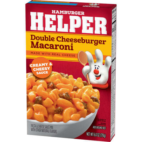 Betty Crocker Hamburger Helper, Double Cheeseburger Macaroni Hamburger Helper, 6 oz