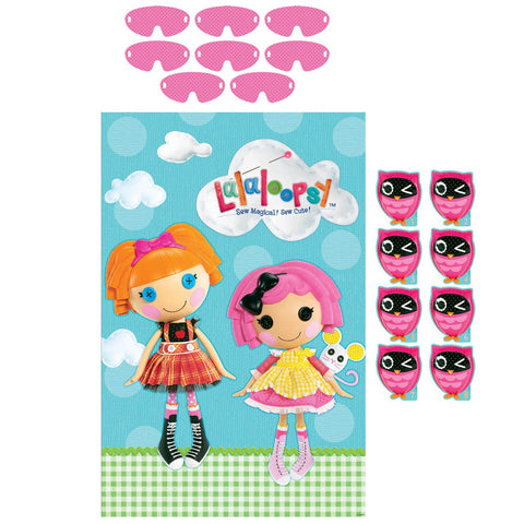 Adorable Lalaloopsy Birthday Party Game Activity (4 Pack), Blue/Pink, 25" x 37".