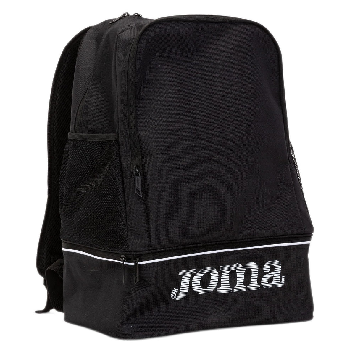 Joma Backpack Training III Black Sports Bag, Unisex-Adult, One Size