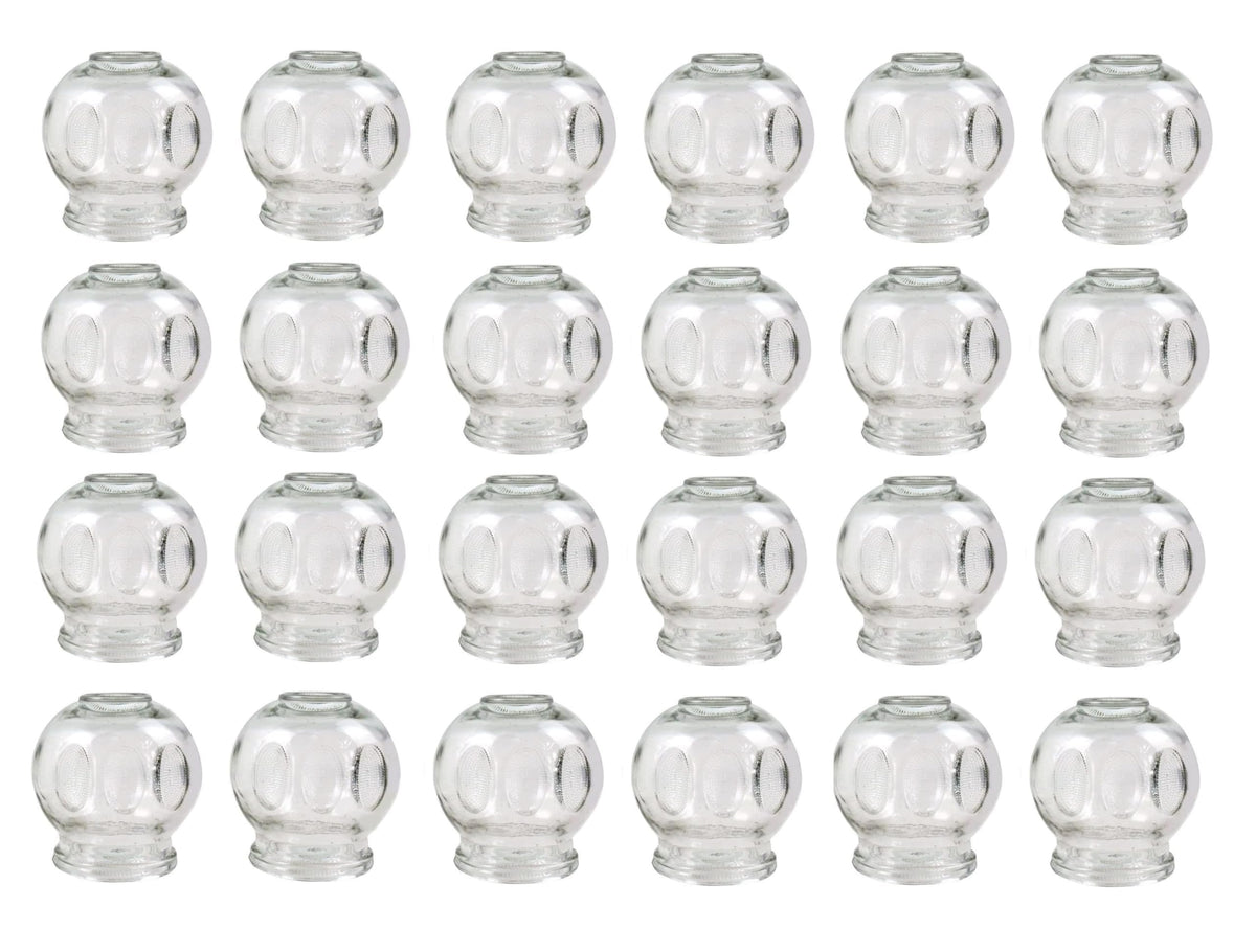 Cupping Ã¸ 45 mm Made of Glass 24 Piece (Fire Cupping) Vacuum Massage