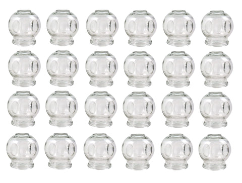 Cupping Ã¸ 45 mm Made of Glass 24 Piece (Fire Cupping) Vacuum Massage