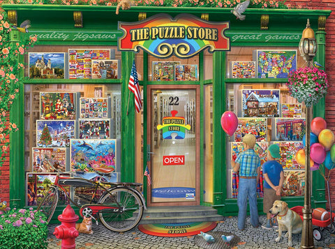 White Mountain Puzzles The Puzzle Store - 1000 Piece Jigsaw Puzzle