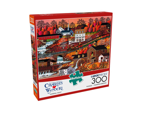 Buffalo Games - Charles Wysocki - Waterfall Valley - 300 Large Piece Jigsaw Puzzle
