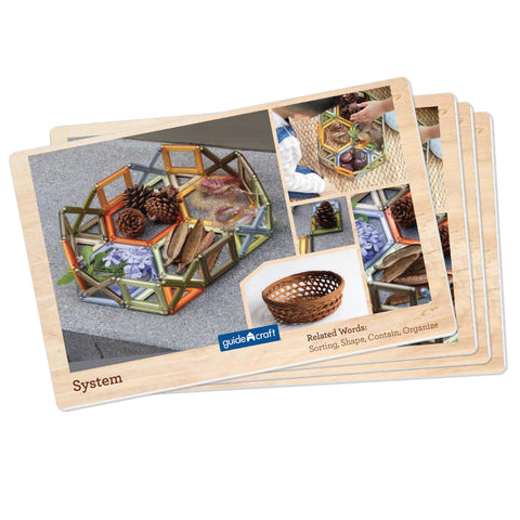 Guidecraft PowerClix Frames Natural - 74 Piece Set: Magnetic Construction Building Kit for Creative Open-Ended Play, STEM Learning & Educational Toys for Children