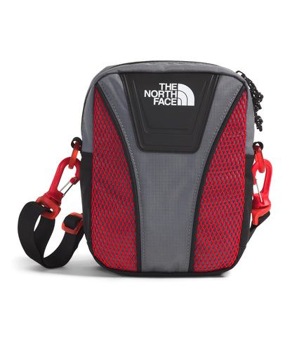THE NORTH FACE Y2K Shoulder Bag, Smoked Pearl/TNF Red, One Size