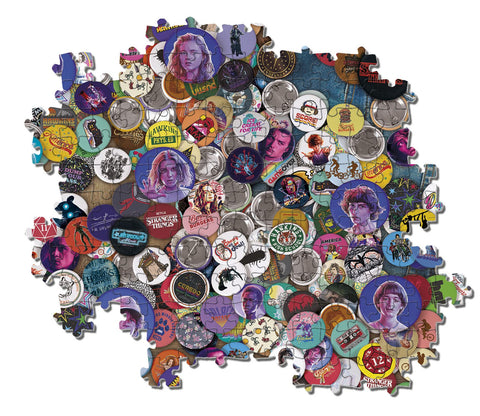 Clementoni - 39528 - Impossible Puzzle - Stranger Things - 1000 Pieces - Made in Italy - Jigsaw Puzzles for Adult - Jigsaw Puzzles Netflix