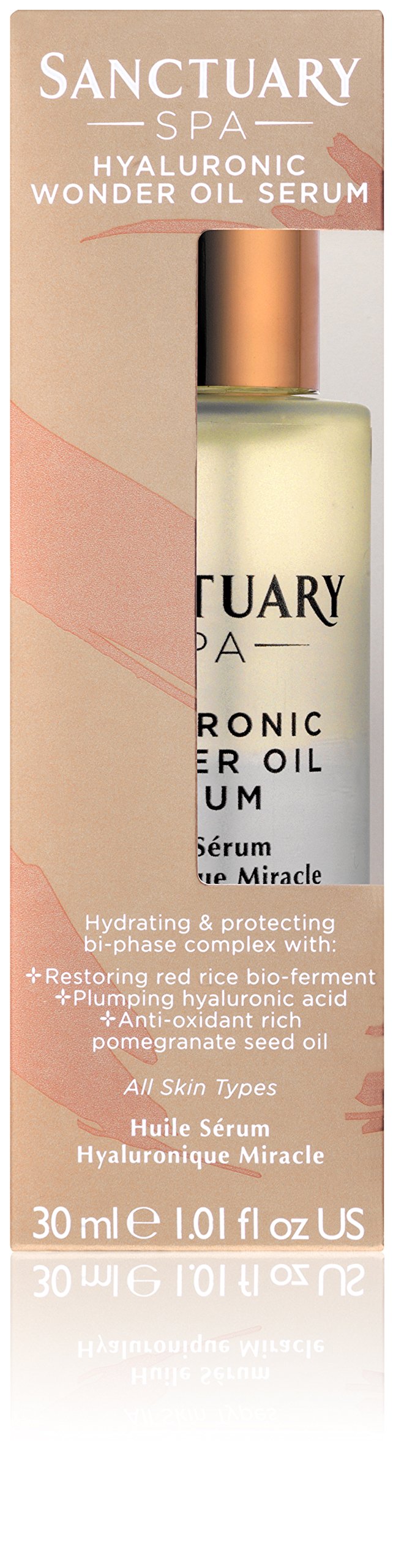 Sanctuary Spa Facial Oil, Hyaluronic Wonder Oil Serum, 30 ml