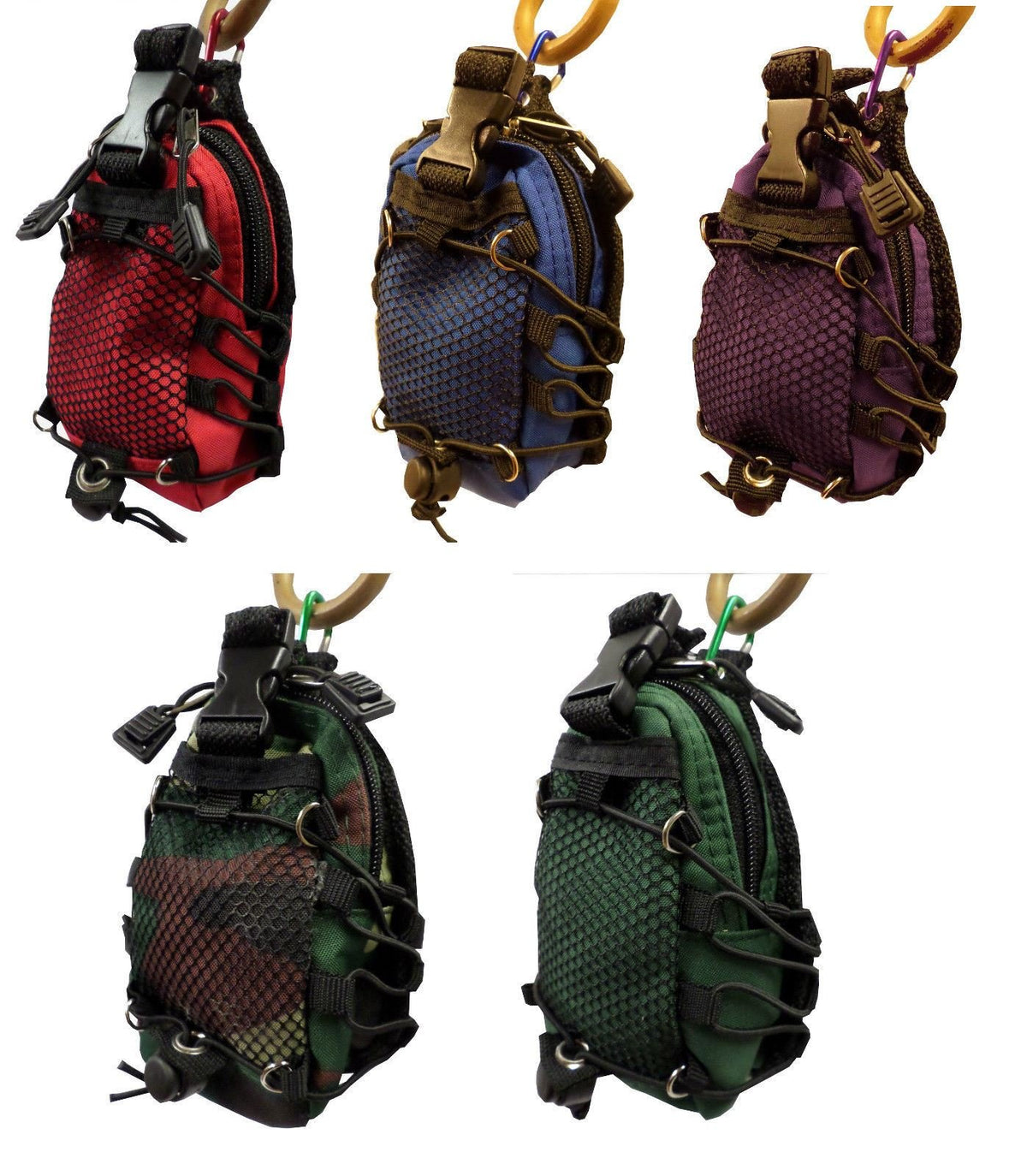 Unibos Mini Climbing Camping Carry Bag Assorted Rucksack Bum Belt Clip Phone Key Camera Storage