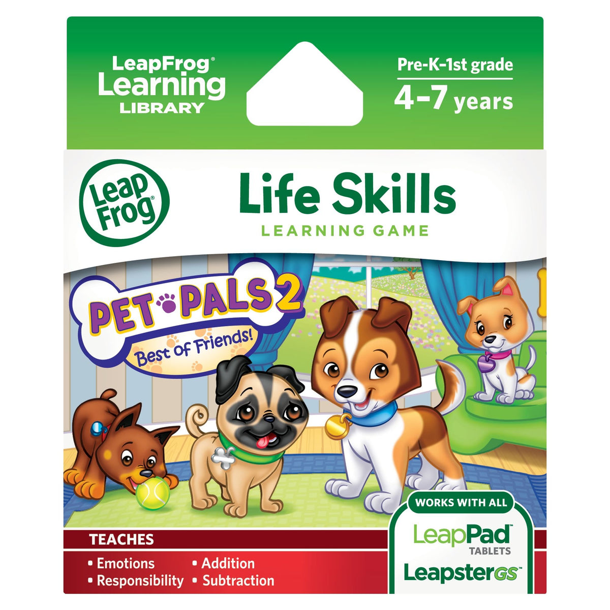 LeapFrog Pet Pals 2 Learning Game (works with LeapPad Tablets, LeapsterGS, and Leapster Explorer)