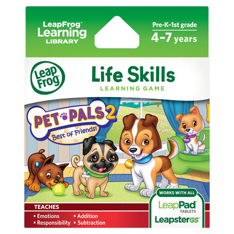 LeapFrog Pet Pals 2 Learning Game (works with LeapPad Tablets, LeapsterGS, and Leapster Explorer)