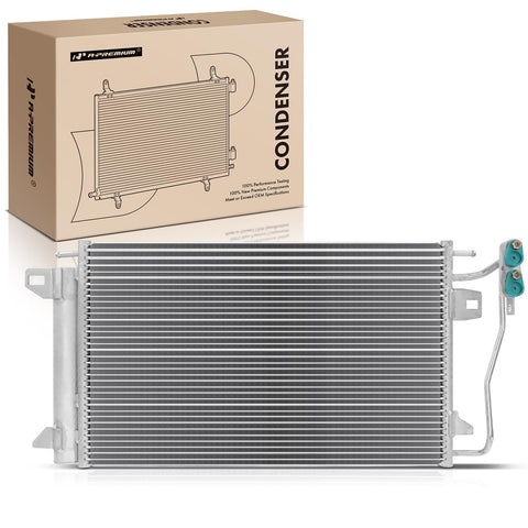 A-Premium Air Conditioning A/C Condenser Compatible with Ford Fusion 2006-2012 & Lincoln MKZ 2007-2012, Zephyr 2006 & Mercury Milan 2006-2009, Replace# 6N7Z19712A, 9N7Z19712A