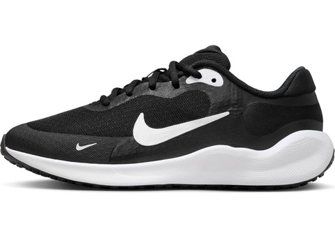 Nike Revolution 7 Boys FB7689-003 (Black/White-White), Size 7