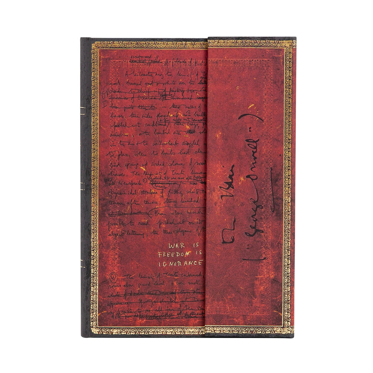 Paperblanks Hardcover Journal Orwell, Nineteen Eighty-Four | Unlined | Midi (130 × 180 mm) (Embellished Manuscripts Collection)