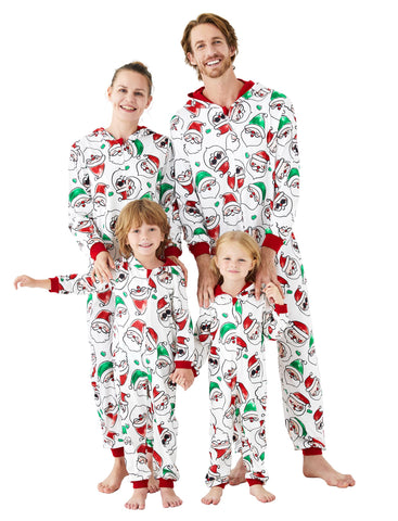 PATPAT Family Christmas Pajamas Tree Snowman and Letter Print Family Matching Pjs Christmas Pajamas For Women M