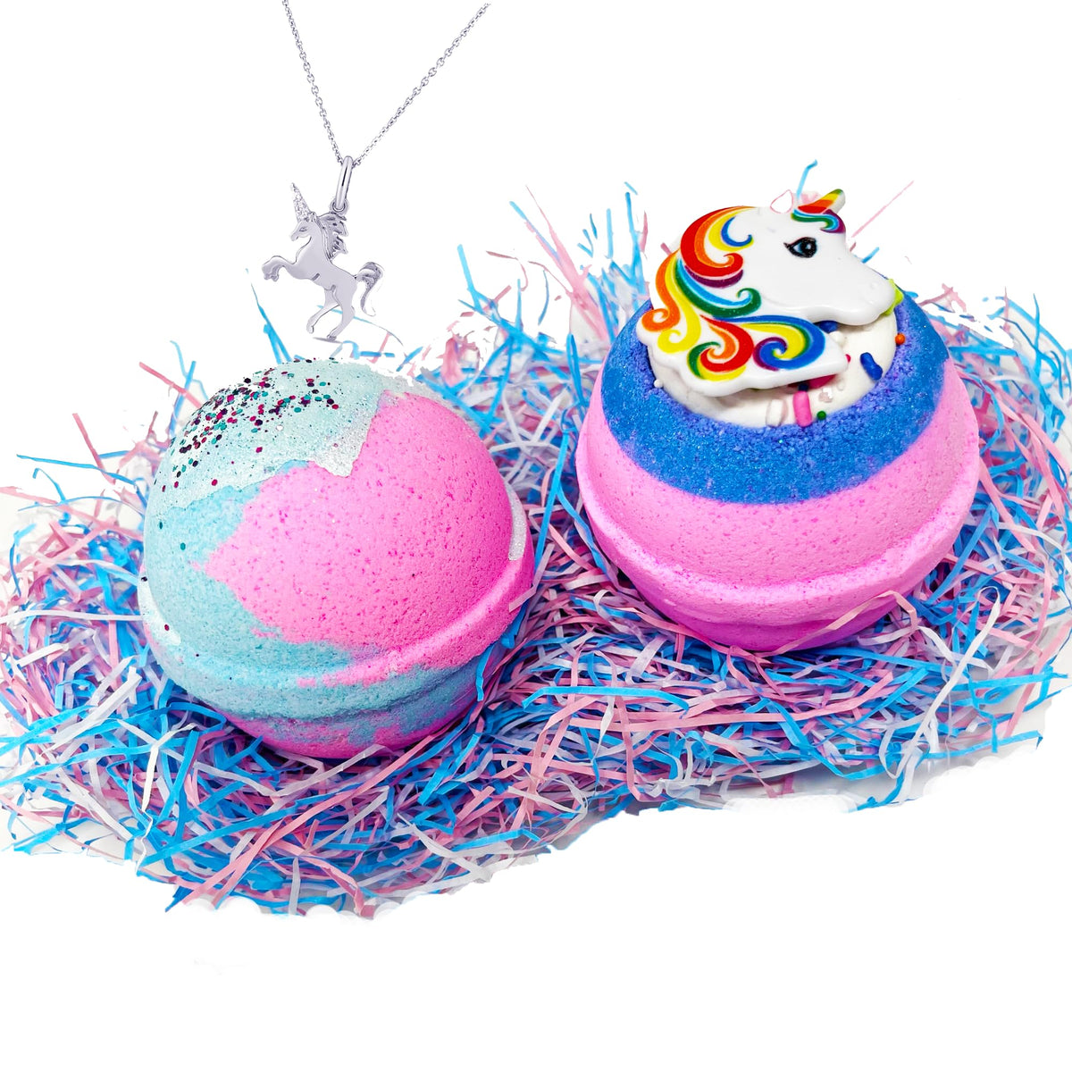 Unicorn Surprise Jewelry Bath Bomb - Made in The USA - The Island Bath & Body - Shea & Cocoa Butter (Unicorn Sparkle Combo)