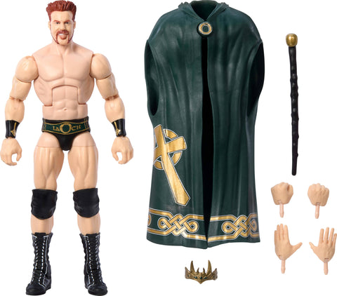 WWE Mattel Elite Action Figure & Accessories, Greatest Hits 2025, 6-inch Collectible King Sheamus with 25 Articulation Points & Swappable Hands