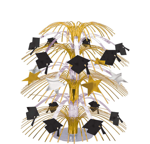 Amscan 249778-1 Pc. Grad Foil Cascade Centerpiece, 14", Multicolor