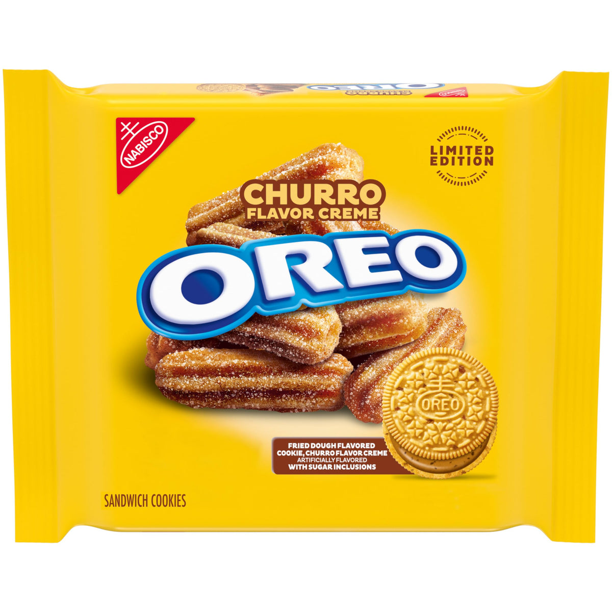 OREO Churro Creme Sandwich Cookies, Limited Edition, 10.68 oz