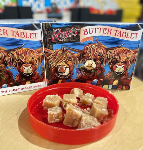 Ross's Highland Cow Butter Tablet Gift Box 150g