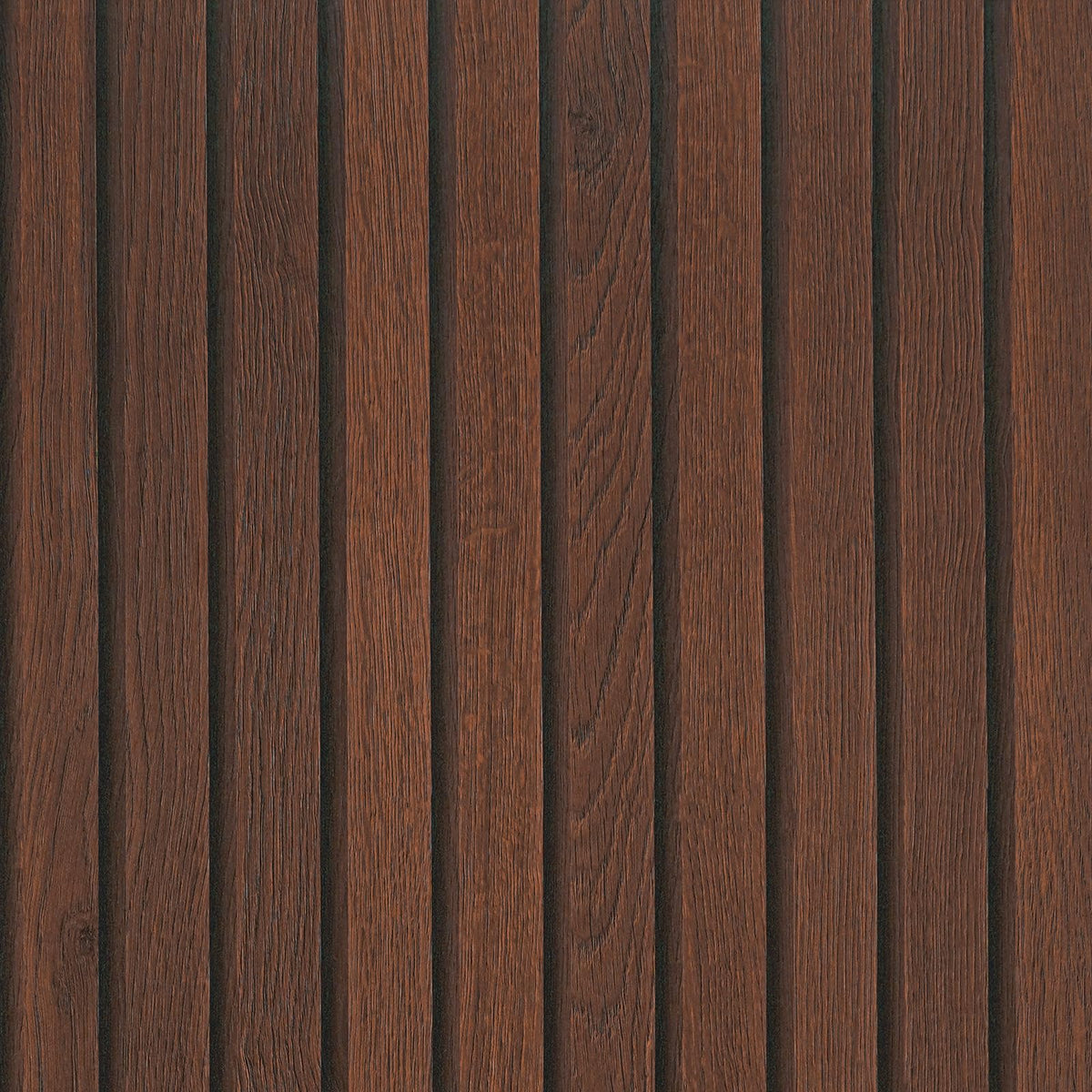 VEELIKE Walnut Wooden Slat Wallpaper Peel and Stick Waterproof Dark Wood Contact Paper for Walls 15.7''x118'' Self Adhesive Removable Faux Wood Slats Wall Panel Wallpaper for Bedroom Accent Wall DÃ©cor