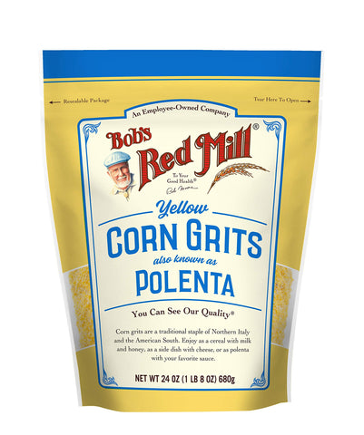 Bob's Red Mill Polenta/Corn Grits - 24 Ounce (Pack of 1) - Classic Italian Polenta, Rich Creamy Porridge, Vegan