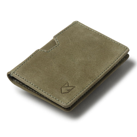 FOXHACKLE Leather Credit Card Wallet for Men and Women, Thin Bifold RFID Blocking Wallet, Slim Front Pocket Minimalist Card Holder Wallet, Small Card Case