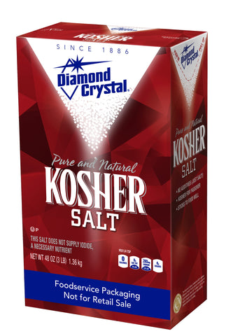 Diamond Crystal Pure & Natural Kosher Salt 1.36kg
