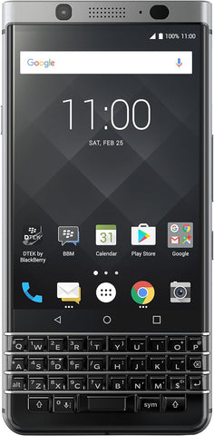 BlackBerry KEYone 32GB 3GB RAM UK SIM Free Single SIM Smartphone Silver, Black