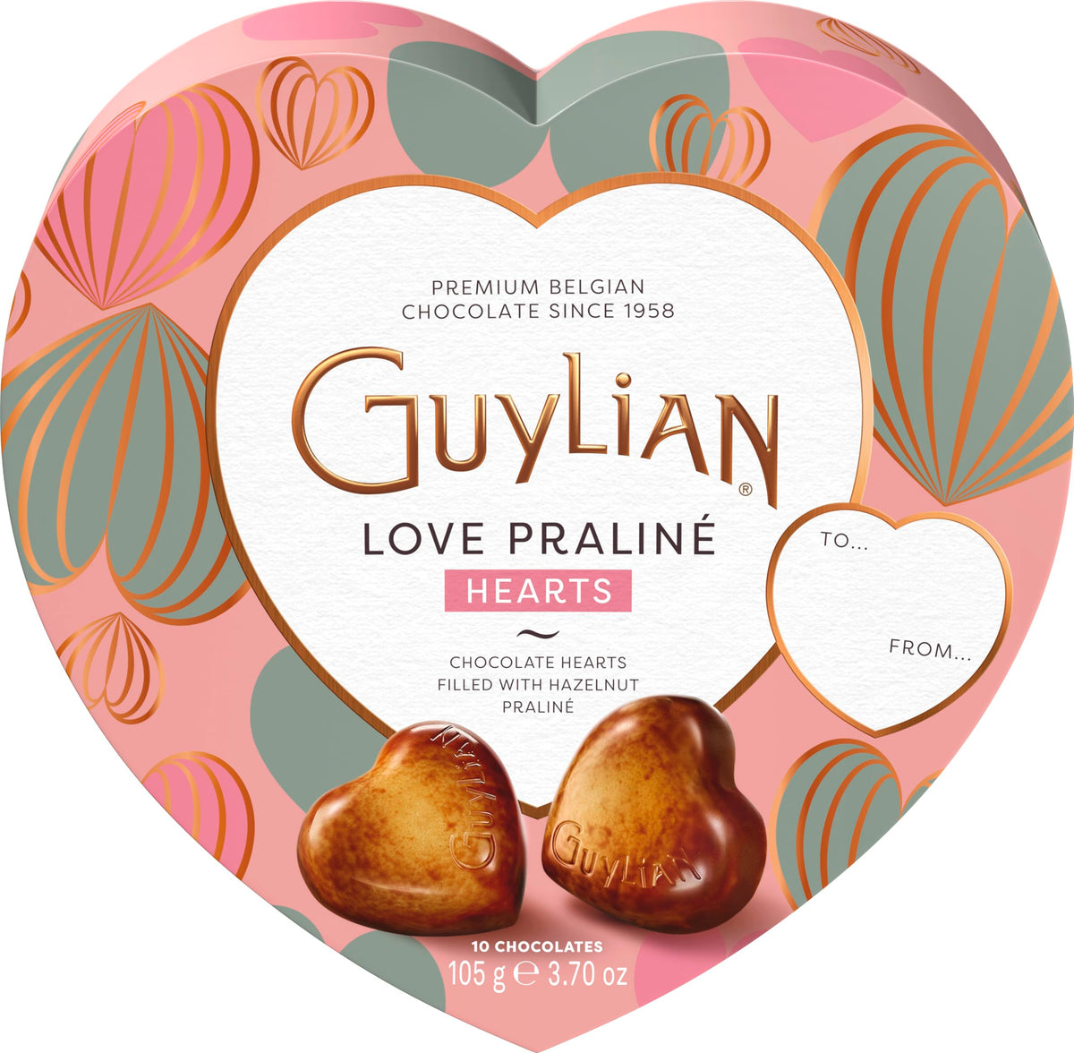 Guylian Chocolate Seashells Chocolates | Box of Chocolate Gifts | Heart Chocolates | Chocolate Dates | Chocolates Gift | Box of Chocolates Gift For Women Men | Valentines Gifts | 105g