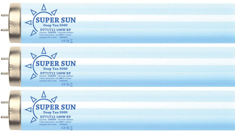 Super Sun Deep Tan 5000 F71T12 100W Bipin Tanning Lamps (6)