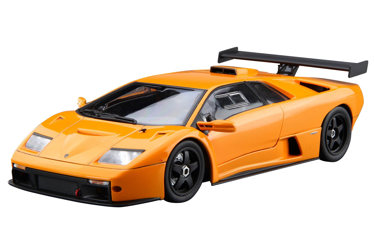 Aoshima 1/24 Super Car No.25 LamborghiNni Diablo GTR Model Kit(Japan Import)