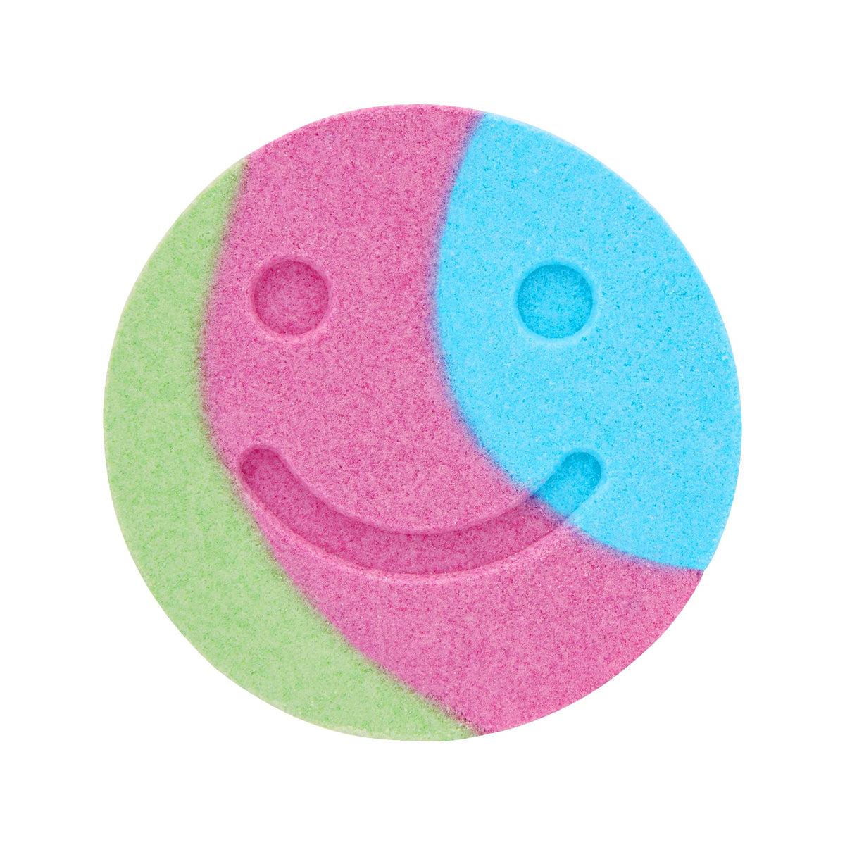 Holler and Glow Happy Vibes Only, Smiley Shaped Bath Bomb