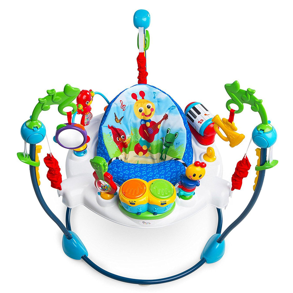 Baby Einstein, Neighborhood Symphony Activity Jumper Infant Entertainer with Lights and Melodies, Age 6 Months +, Max Weight 25 lbs, Unisex